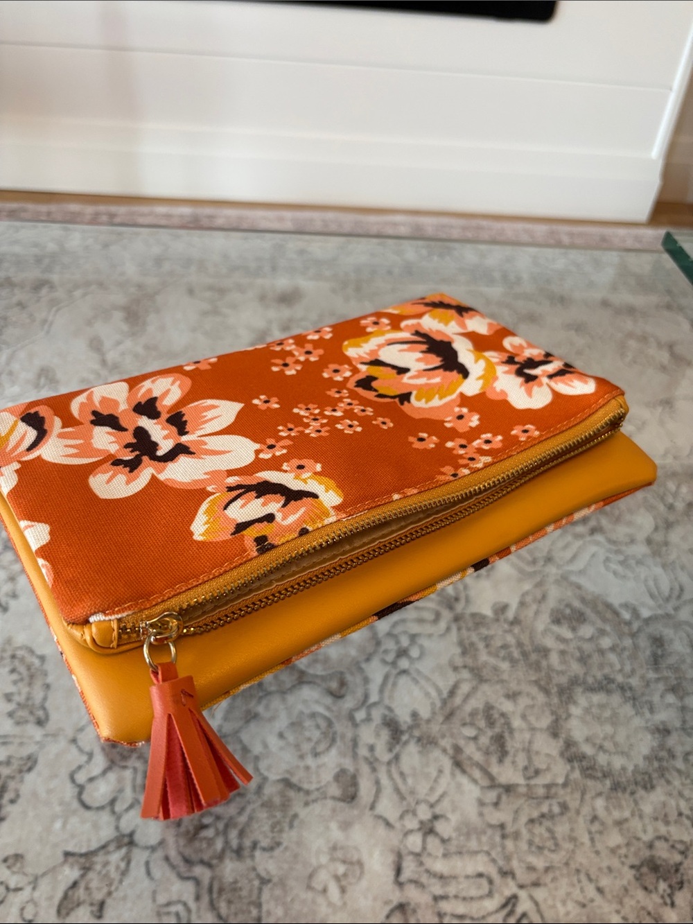 Rachel Pally Zahara Reversible Floral Foldover Clutch